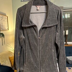 White Stag Gray Teddy Jacket